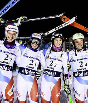 Camille Rast Championnats du Monde St-Moritz Camille Rast ski alpin team event Championnats du Monde St-Moritz
